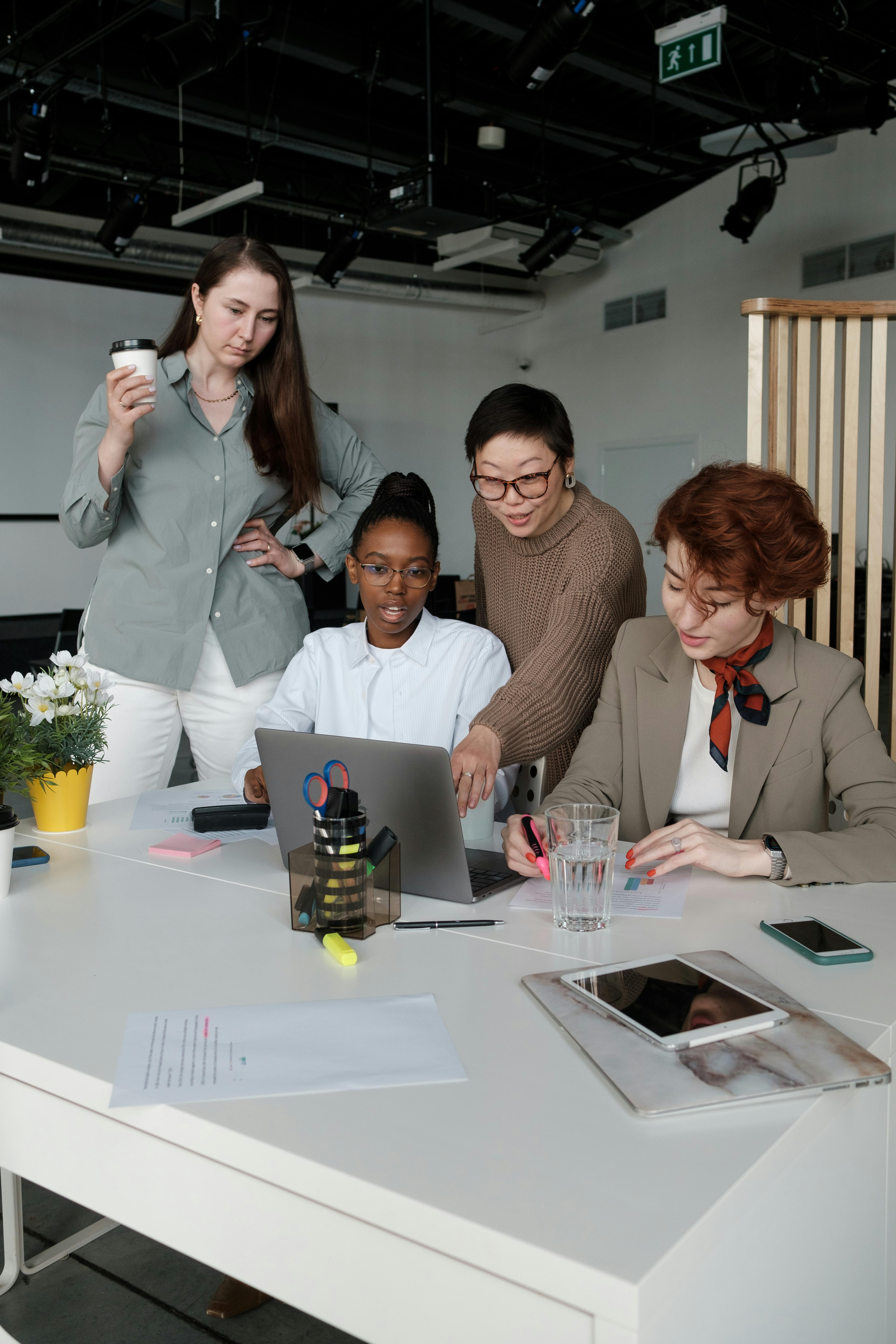 Team creating a marketing strategy